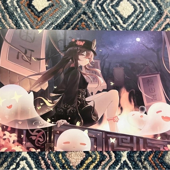 COPY - Genshin Impact Anime Poster Set 8 pcs Japanese Anime - Picture 7 of 8